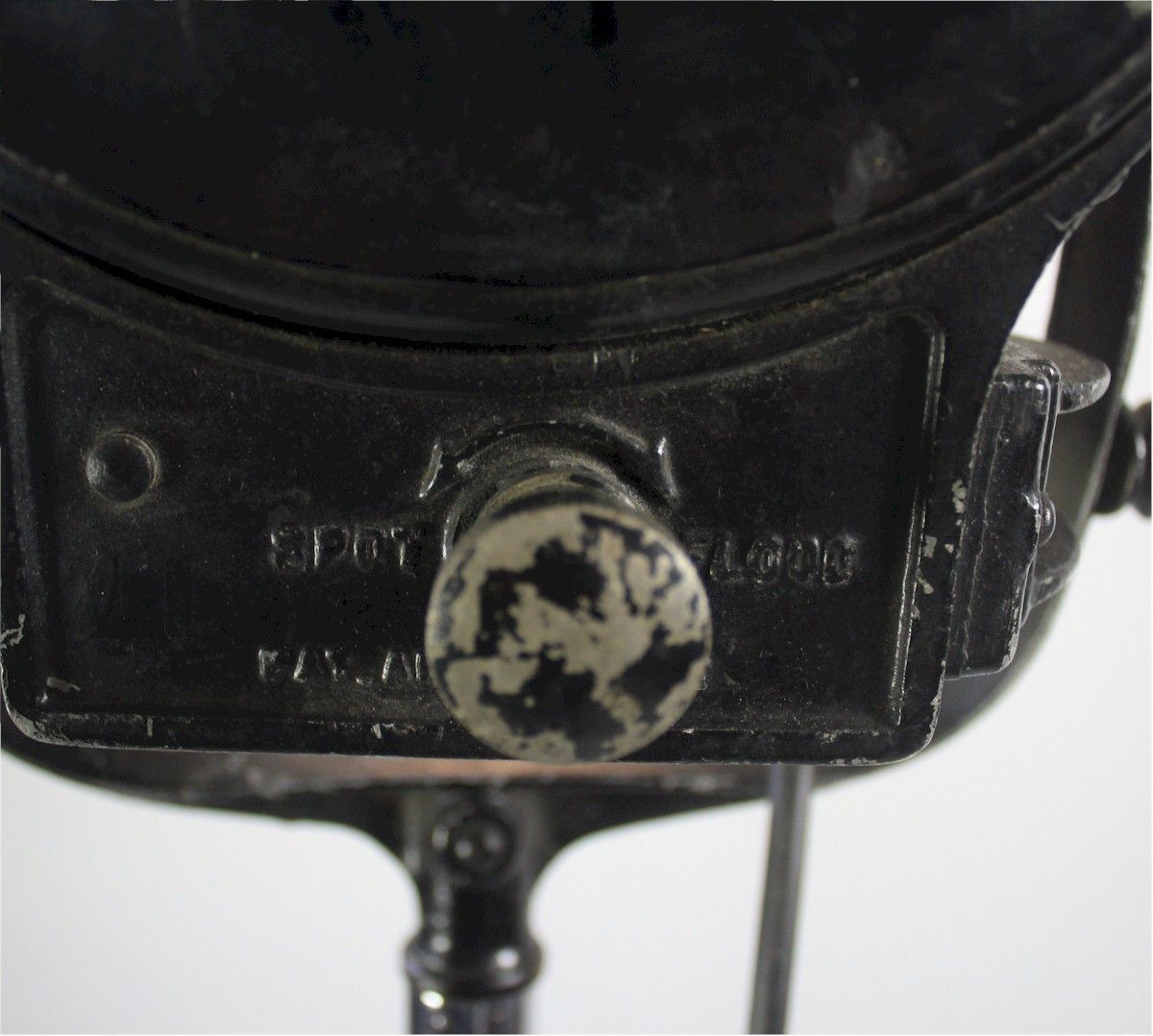 Mole Richardson Spot Flood Theatre Lamp On Stand photo for sale