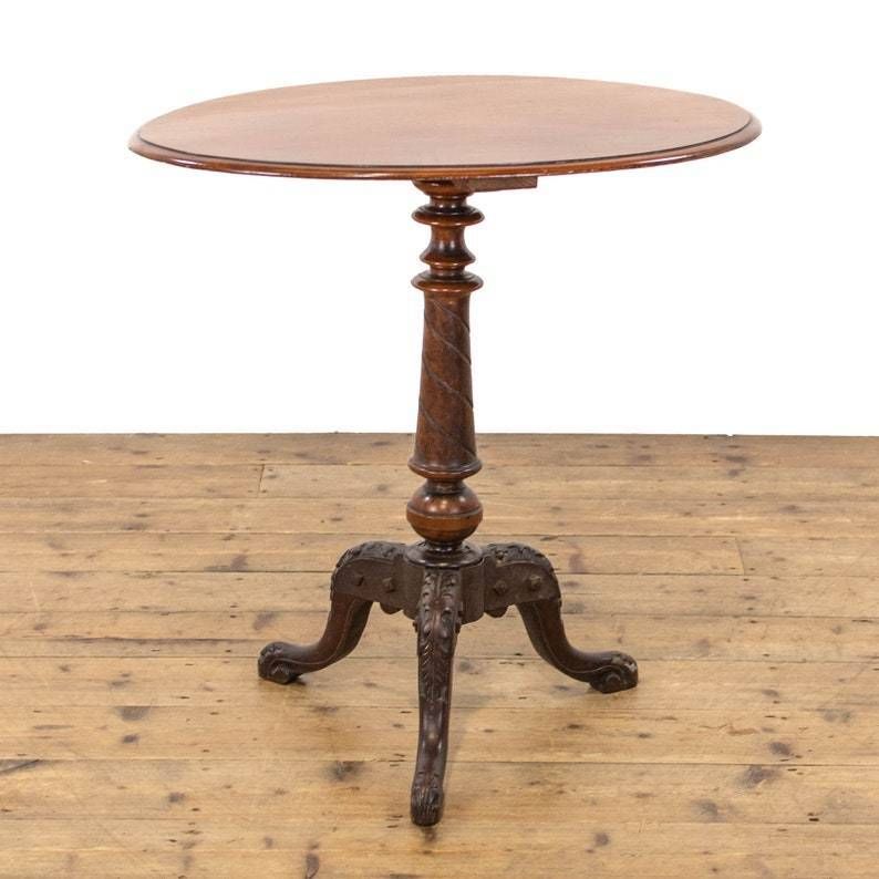 Victorian Antique Mahogany Side Table Furniture M 4288b photo furniture