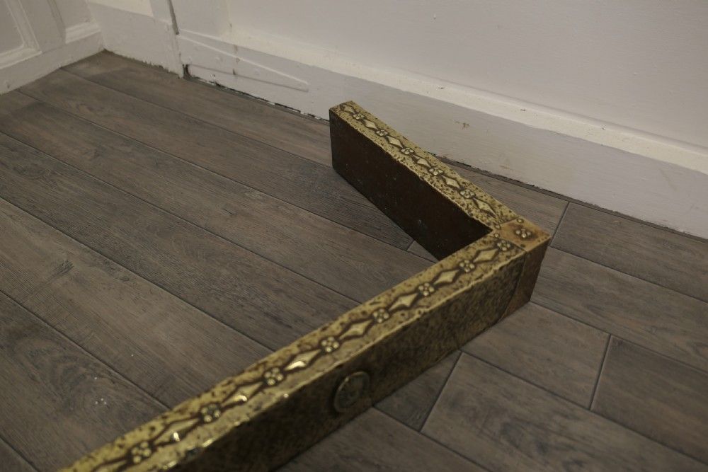 Long Arts And Crafts Beaten Brass Fender photo Home Fixtures