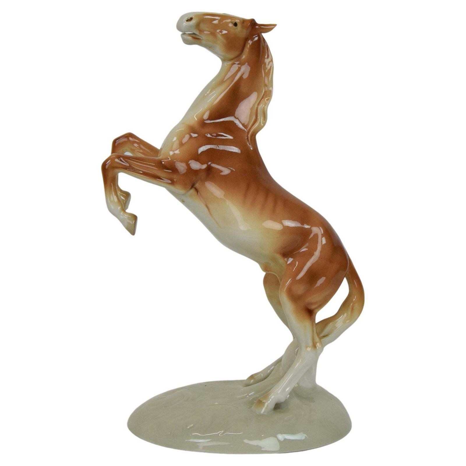Royal Dux,Prancing Horse/Porcelain,1940's.