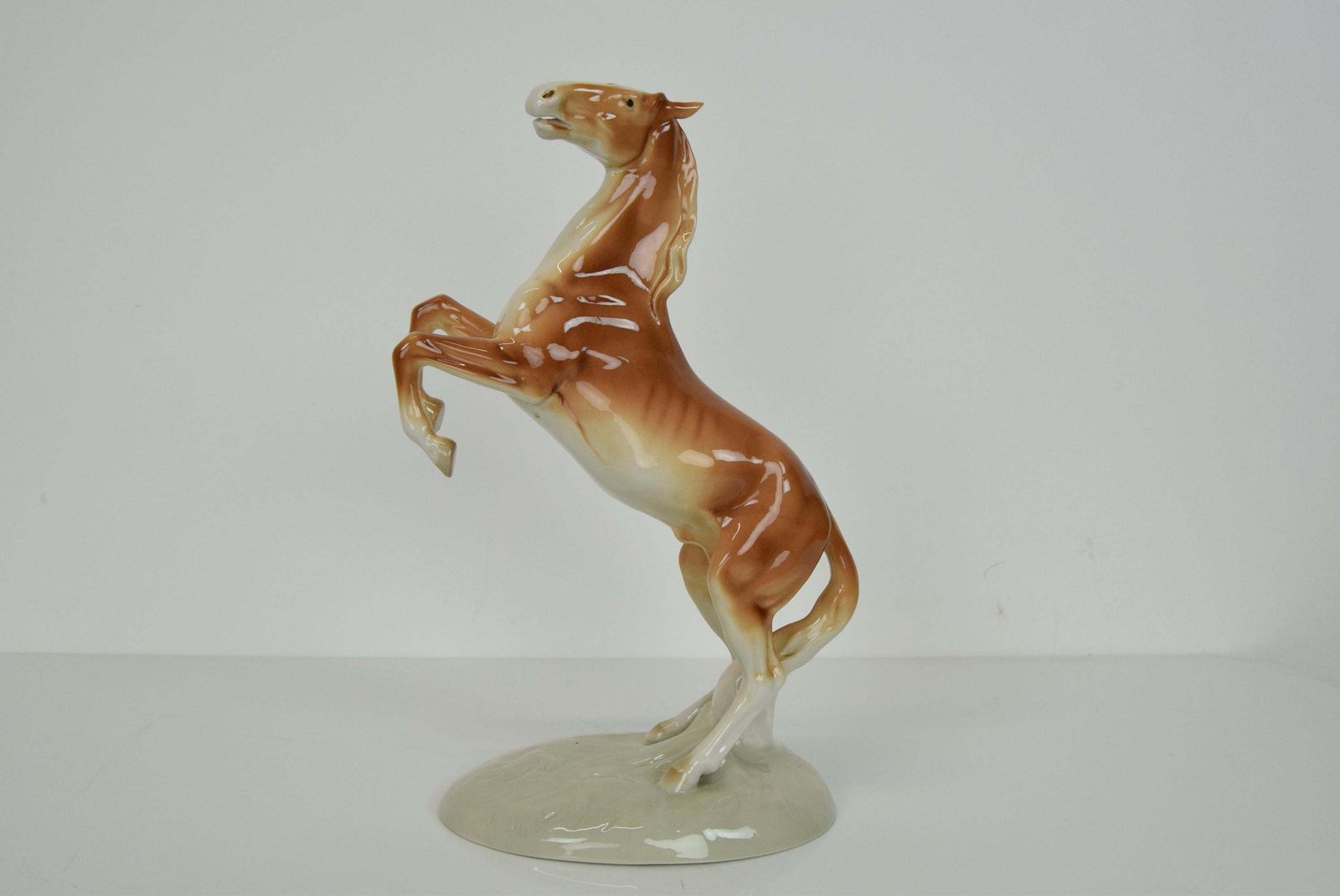 Royal Dux,Prancing Horse/Porcelain,1940's. photo furniture