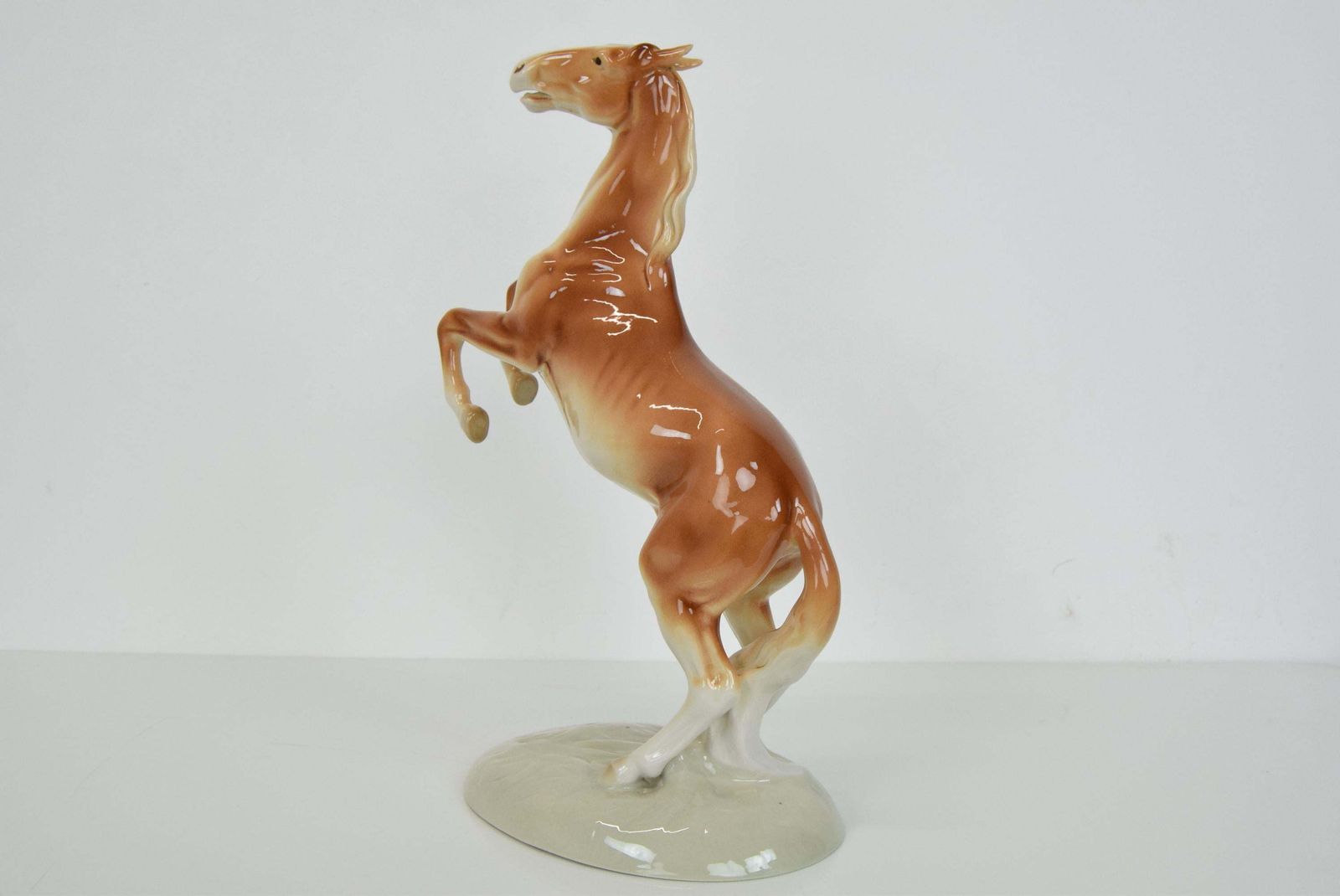 Royal Dux,Prancing Horse/Porcelain,1940's. photo buy