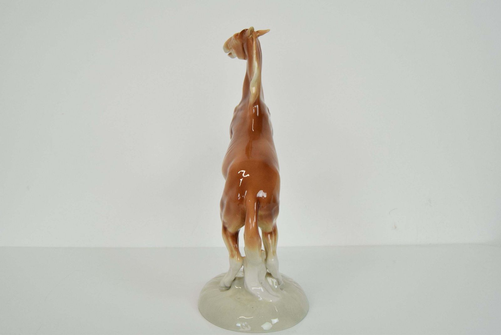 Royal Dux,Prancing Horse/Porcelain,1940's. photo vintage