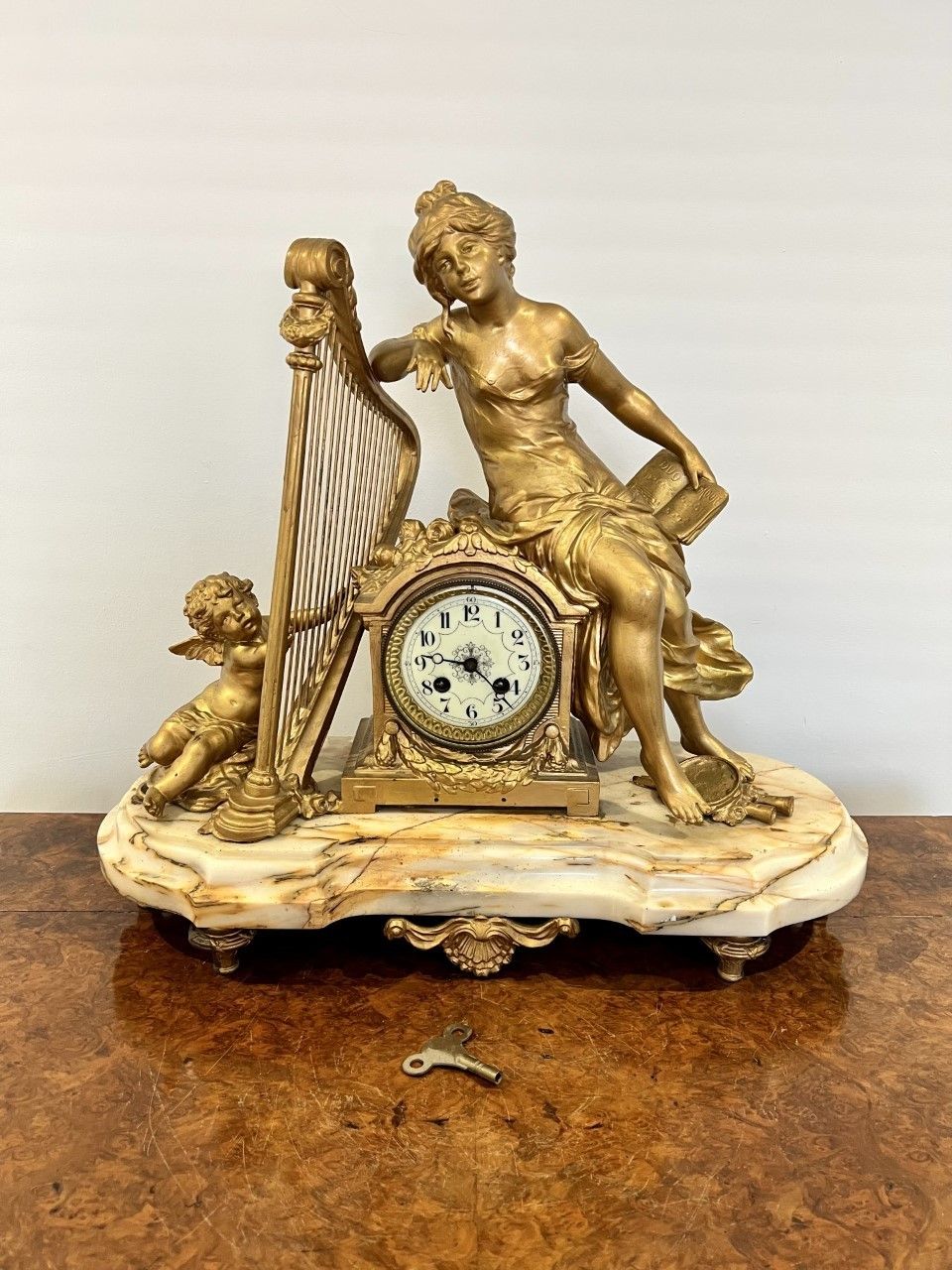 Fantastic Quality Large Victorian Mantle Clock