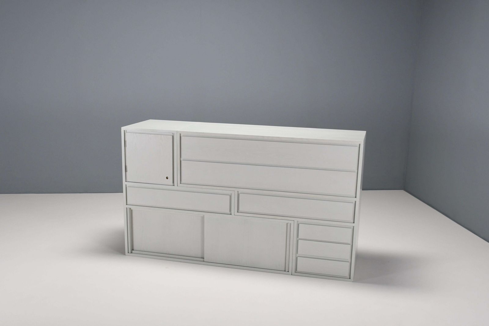 24962.44 Rare Transformable ‘Kaidan’ Cabinet By Kazuhide Takahama For Gavina, Italy 1962 photo