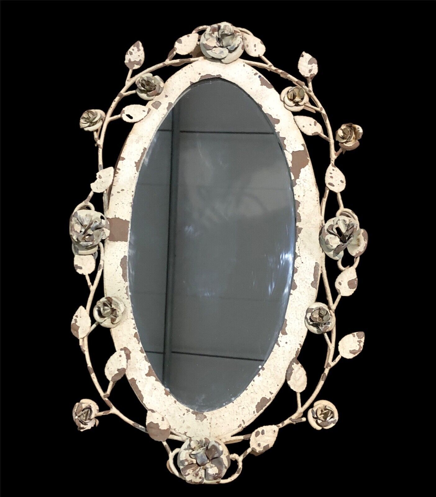 Attractive Small Vintage Metal Wall Mirror