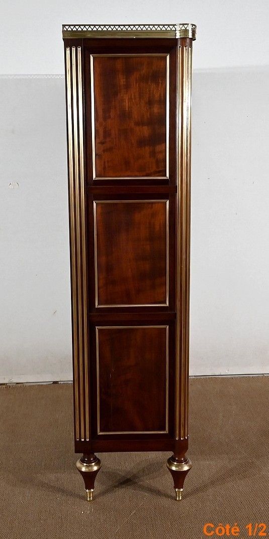 photo buy Mahogany Bookcase, Louis XVI Style – 19th Century