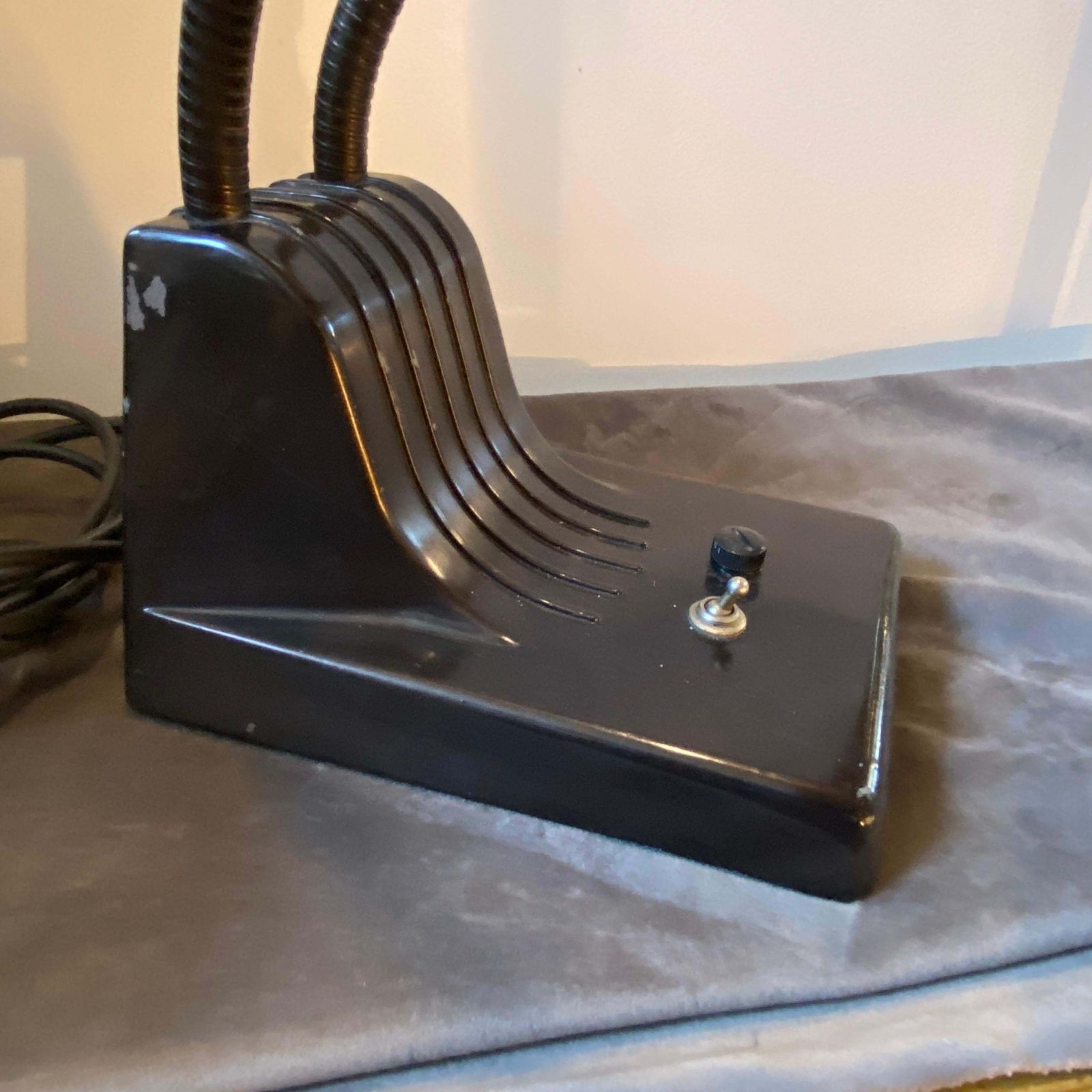 1960s Industrial Italian Metal Desk Lamp photo for sale