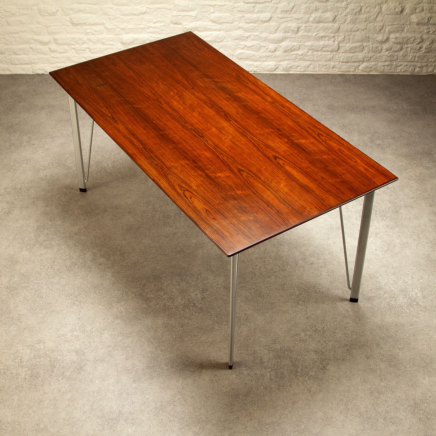 Model 3605 Desk In Rosewood By Arne Jacobsen For Fritz Hansen, Denmark, 1960s photo 3250.0