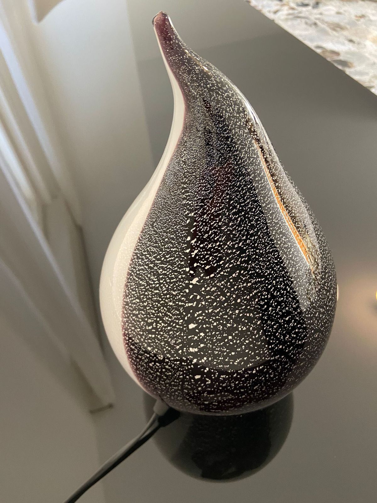 Lampada A Forma Di Pinguino In Vetro Di Murano, Italia, Anni '80 photo furniture