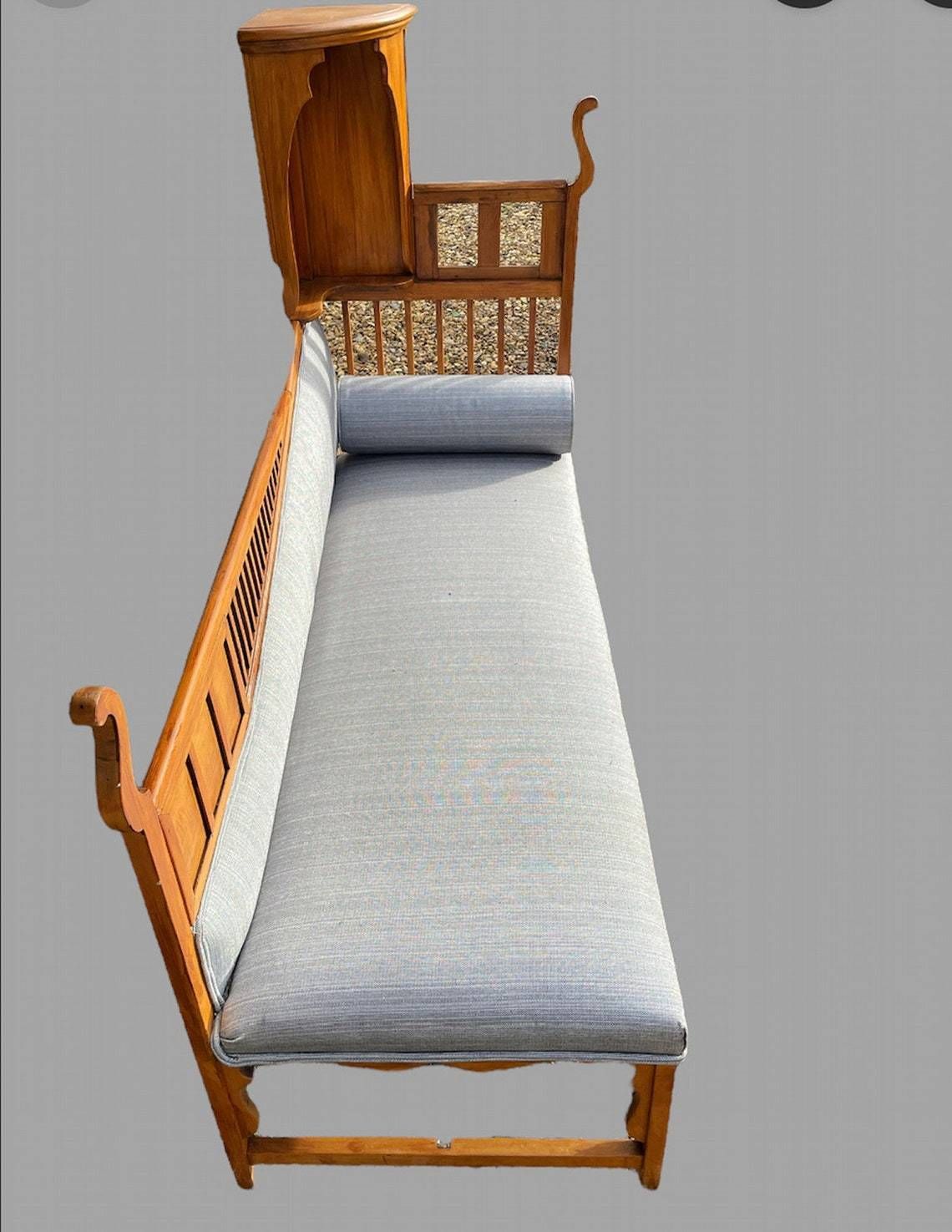 An Interesting Stained Daybed In Japonesque Style photo for sale