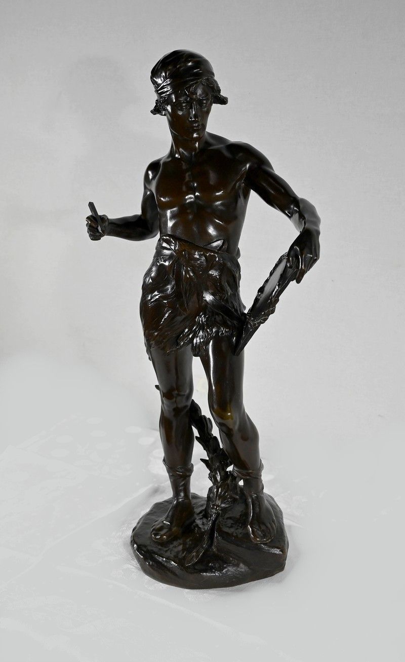 Important Bronze “Allegory Of Poetry”, By E. Drouot – 1900 photo furniture