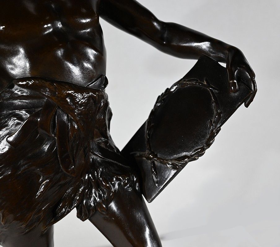 photo for sale Important Bronze “Allegory Of Poetry”, By E. Drouot – 1900