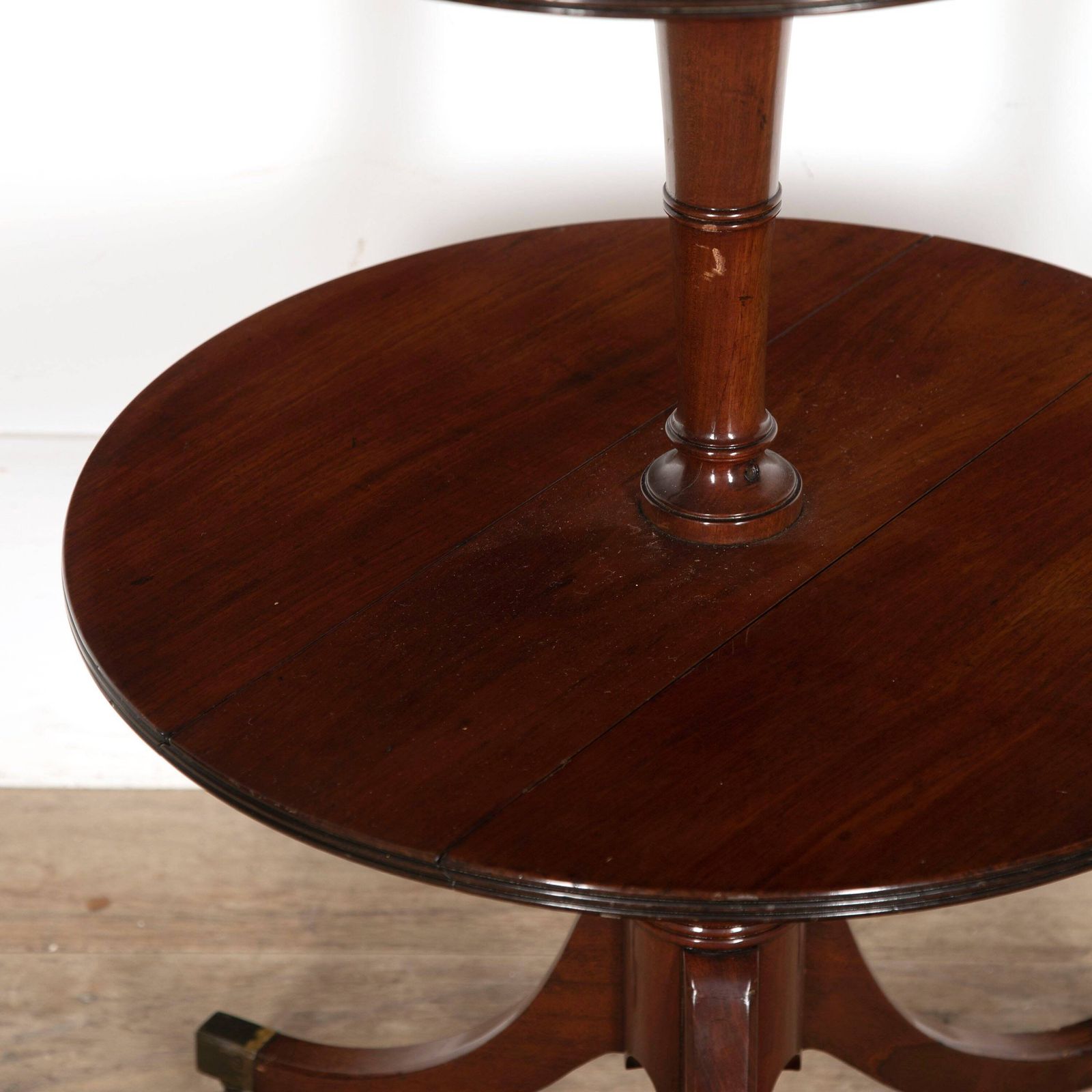 Original Antique 19th Century English Mahogany Dumb Waiter, Table photo for sale