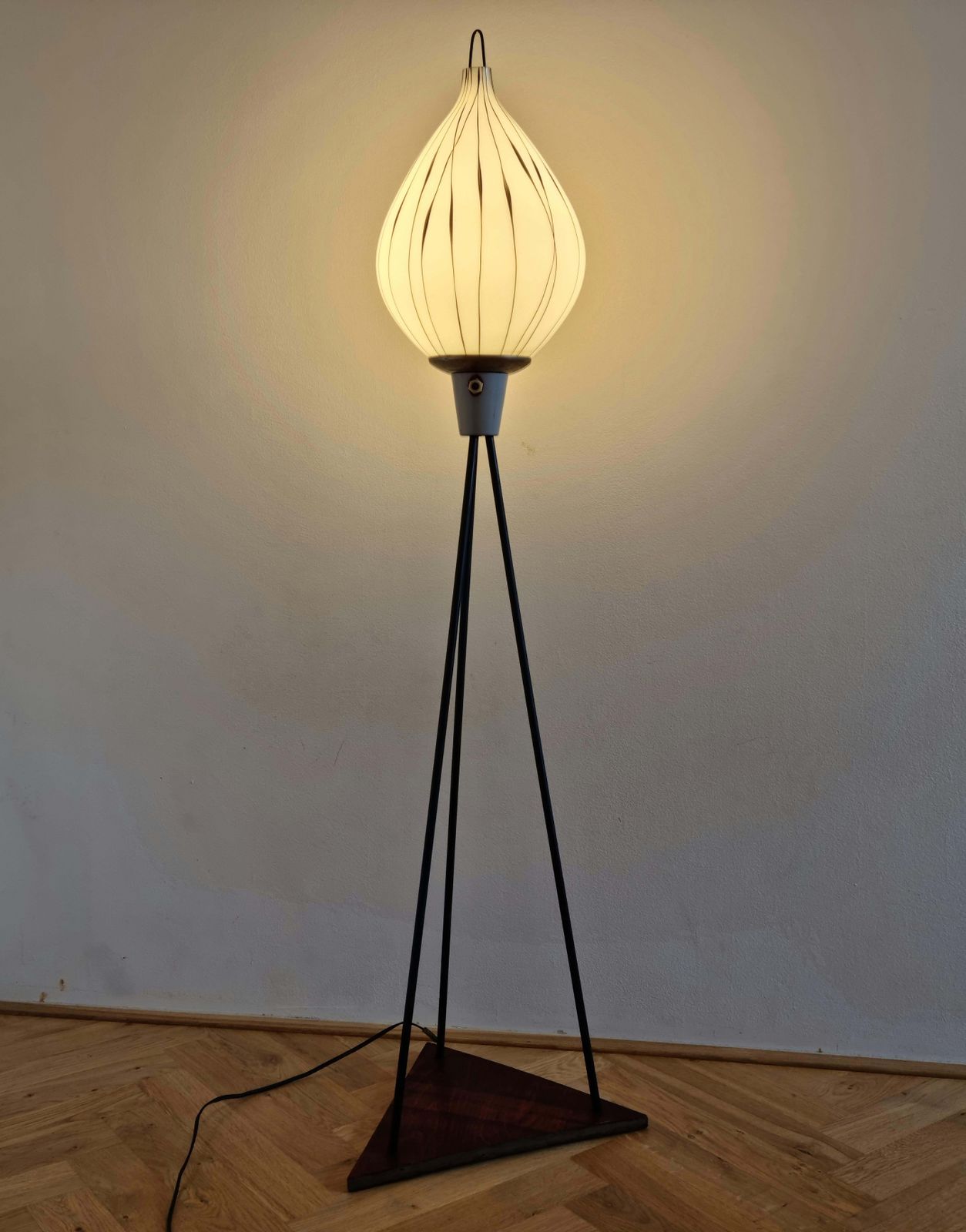 Midcentury Rare Tripod Floor Lamp photo furniture