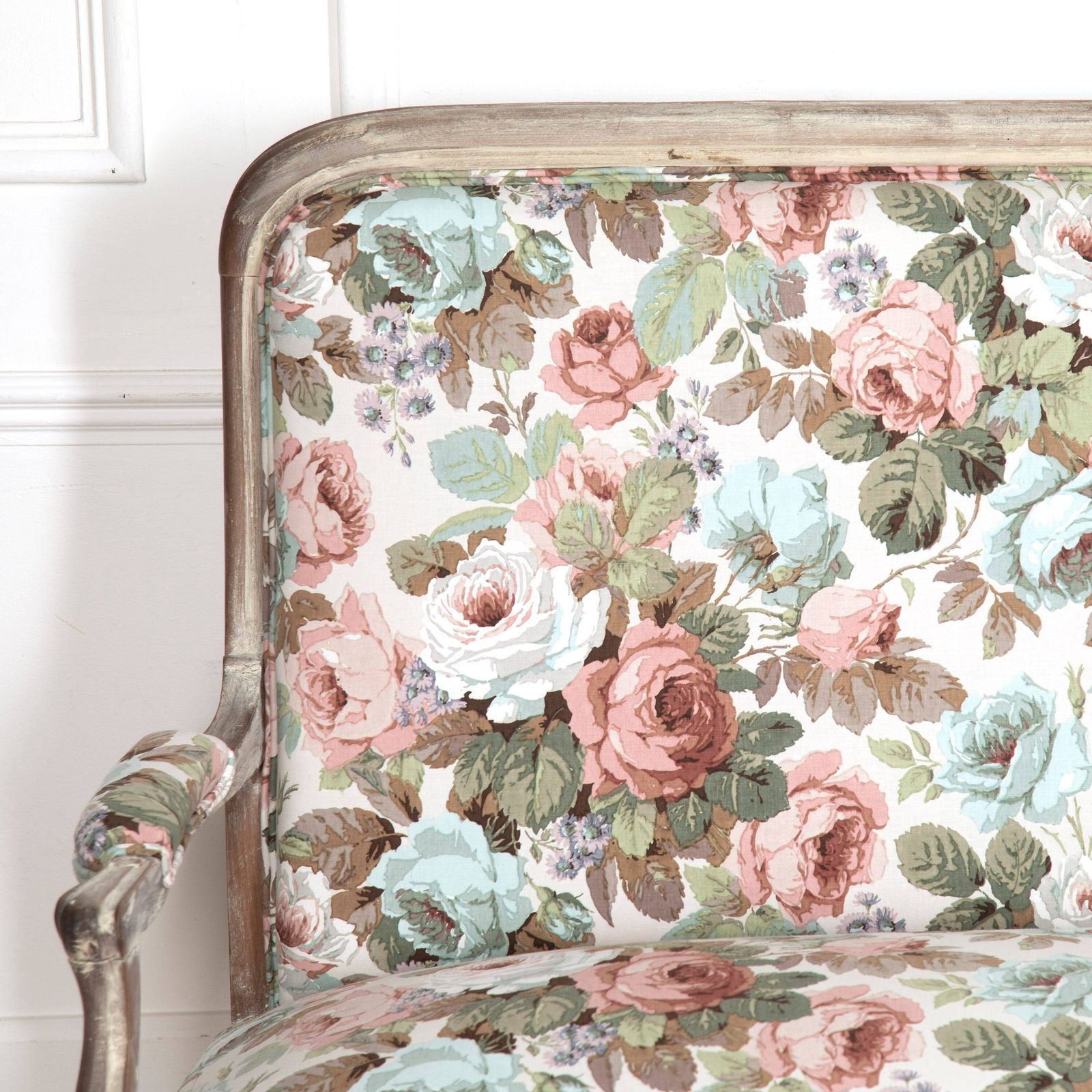 Fabulous Antique 19th Century Reupholstered French Wooden Framed Sofa photo for sale