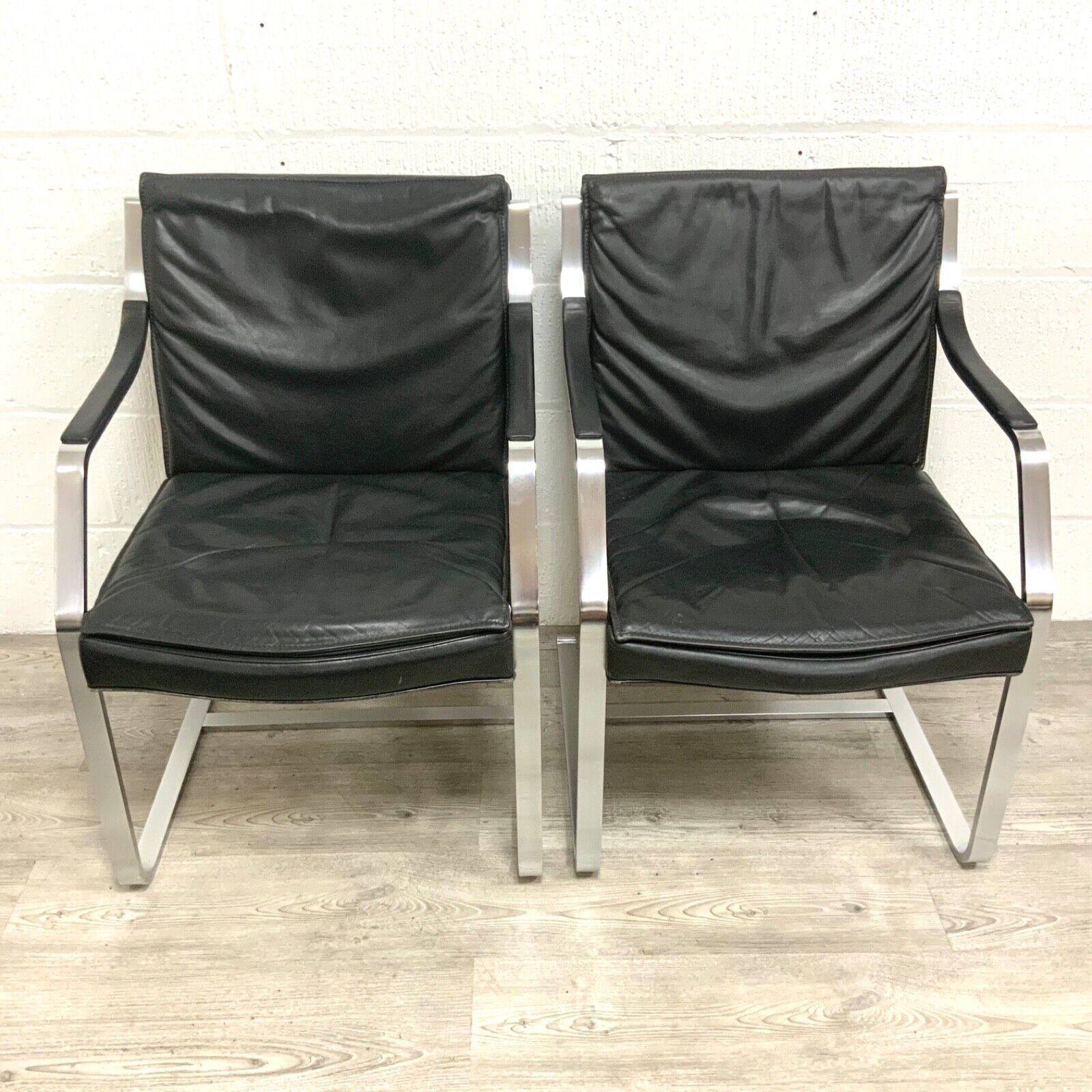 Leather Office Chair Designed By Rudolf Glatzel For Walter Knoll 1970s Set Of 4 photo buy