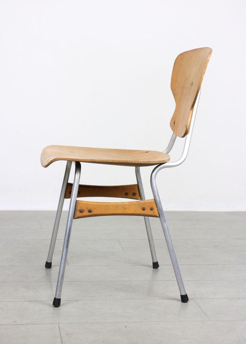 Mid Century Plywood Desk Chairs By Niko Kralj For Stol Kamnik, Set Of 2 photo buy