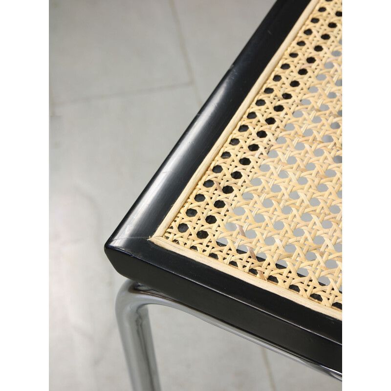 Vintage Black B32 Cesca Chair By Marcel Breuer, 1990s photo for sale