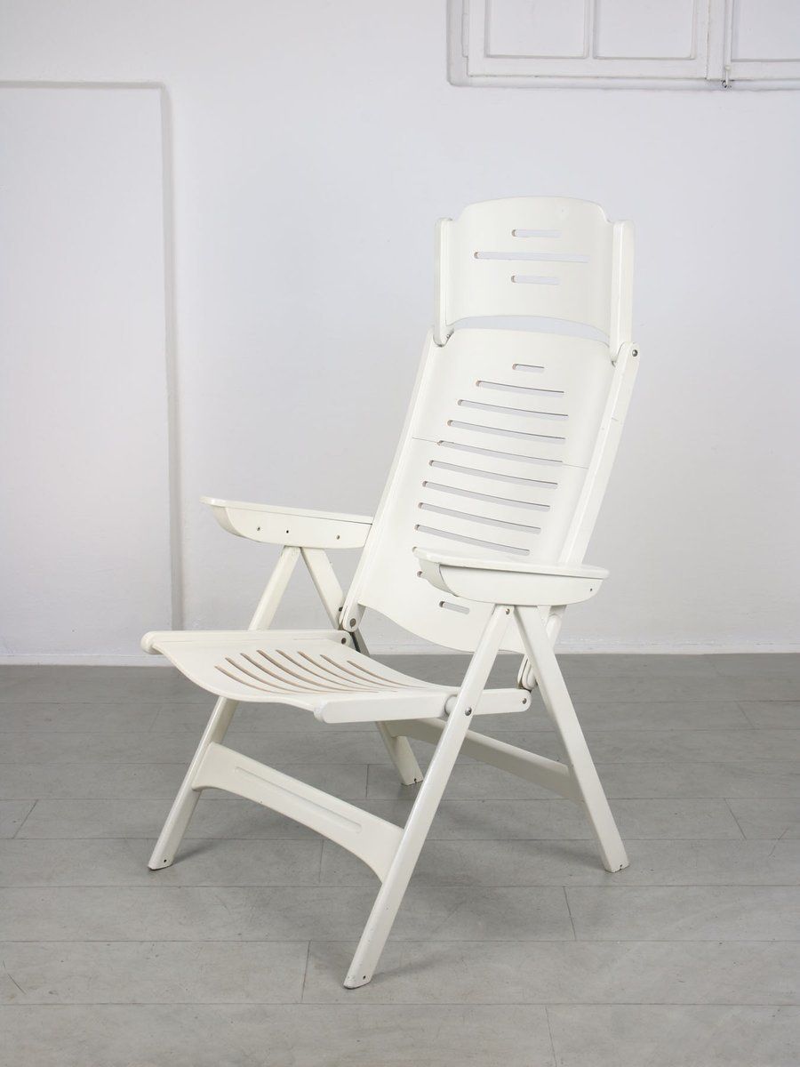 Vintage Danish Folding Armchair