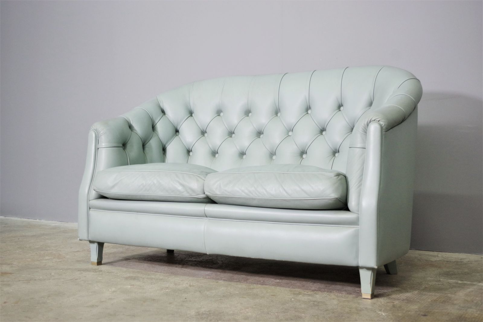 2 Seater Sofa In Valdichienti Leather, 1980s photo furniture