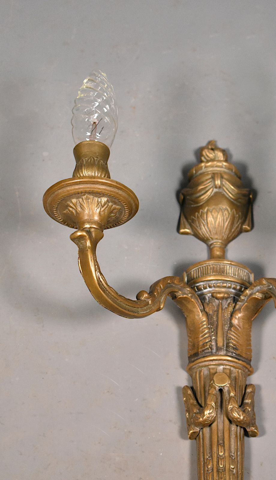 Grote Antieke Franse Bronzen Wandlamp Napoleon III photo buy