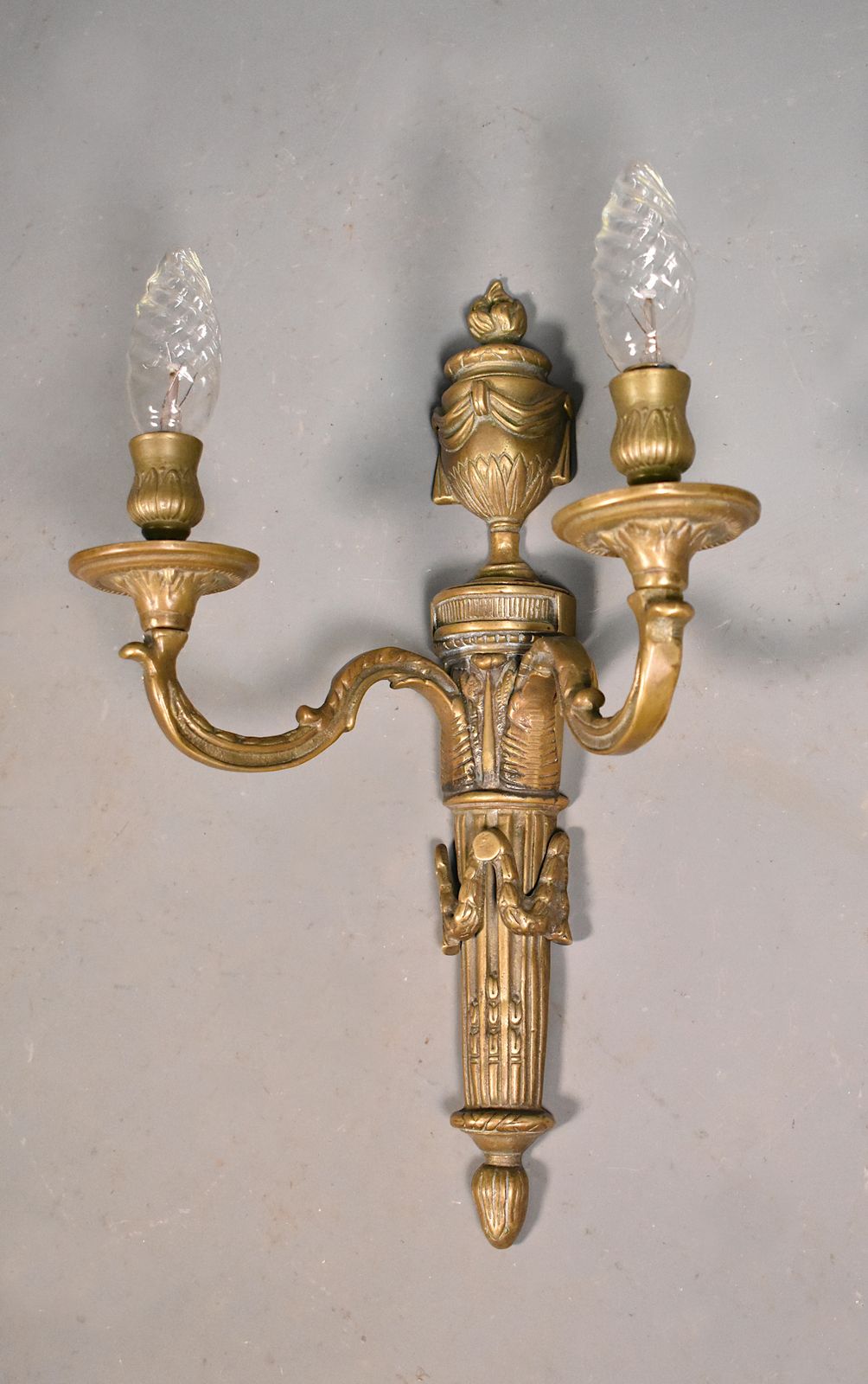 Verlichting Grote Antieke Franse Bronzen Wandlamp Napoleon III photo