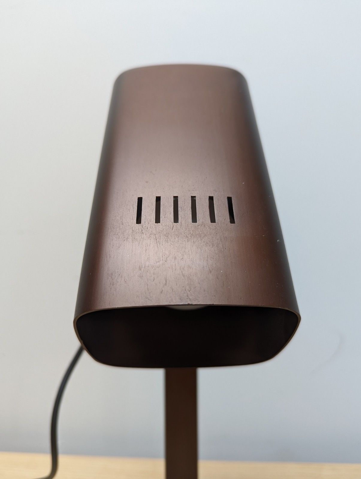 Italian Desklamp In Bronze And Silver photo vinterior
