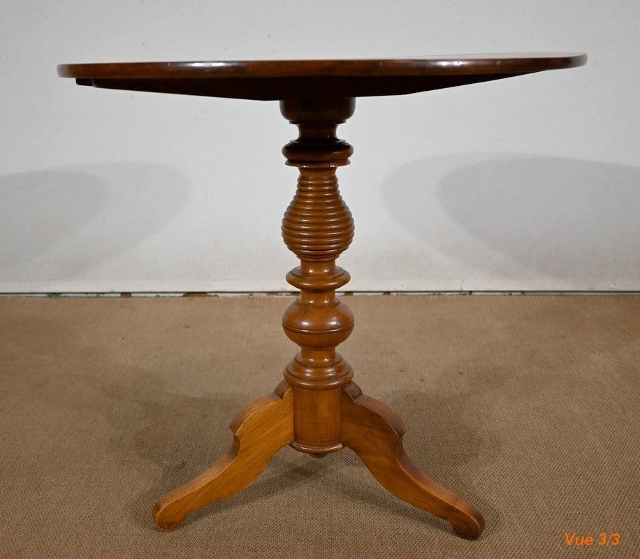 photo for sale Pedestal Table In Solid Walnut, Louis Philippe Style   2nd Half Of The 19th Century