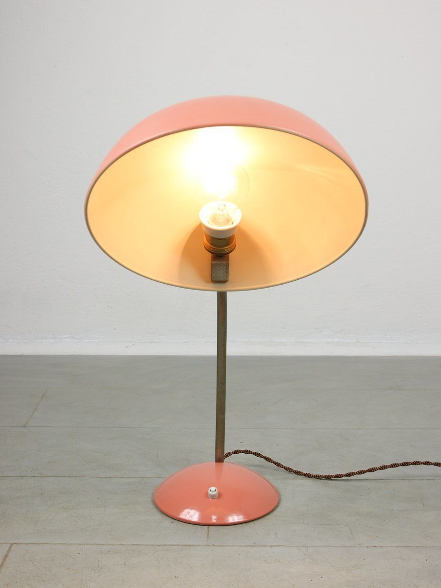photo furniture Bauhaus Salmon Table Lamp, 1930s