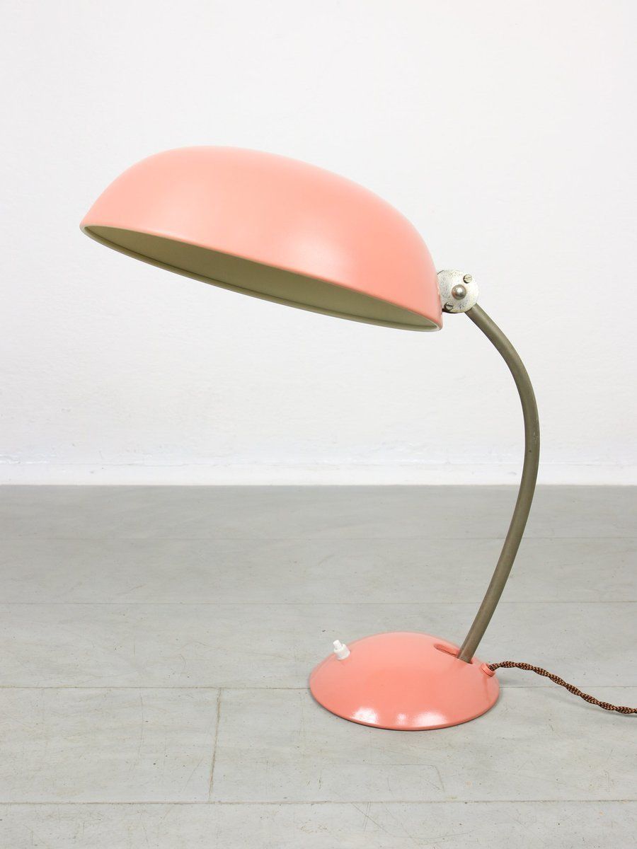 Lighting Bauhaus Salmon Table Lamp, 1930s photo