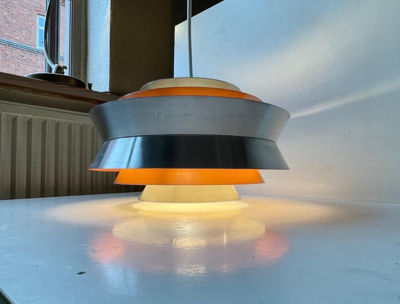 Scandinavian Modern Pendant Lamp Trava By Carl Thore For Granhaga 1960s photo for sale