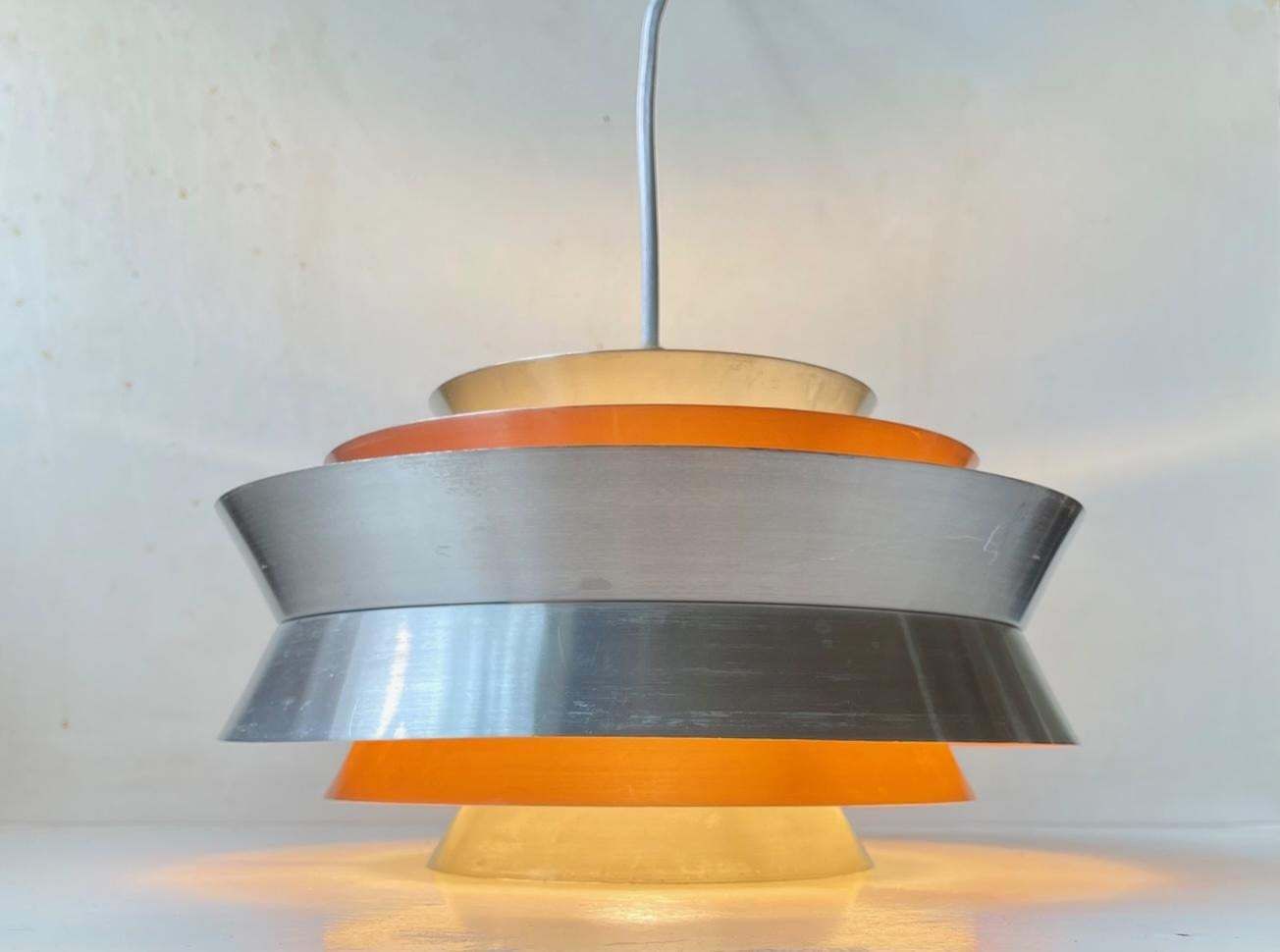 photo for sale Scandinavian Modern Pendant Lamp Trava By Carl Thore For Granhaga 1960s