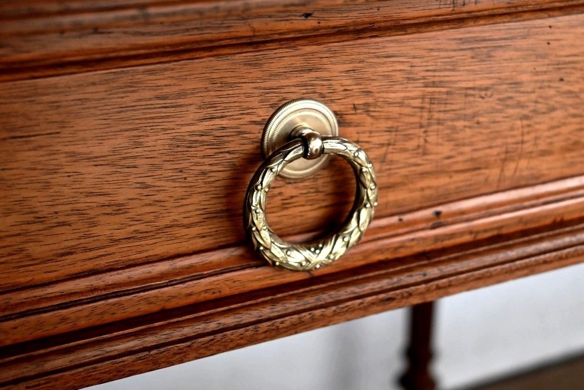photo for sale Small Mahogany Desk, Louis XVI Style – 1900