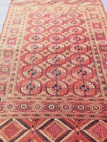 Antique Tekke Turkman Carpet Rug Emirate Of Bukhara Late 19th Century photo furniture