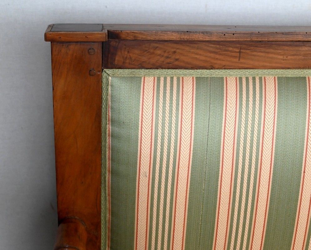 3 Seater Bench In Cherry, Directoire Style – 1st Part Of The 19th Century photo 2719.2