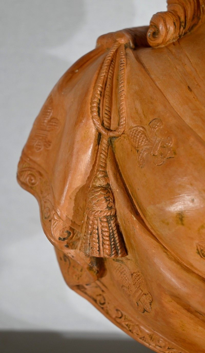 photo furniture Bust Of Marie Antoinette In Terracotta, After F. Lecomte – 1920
