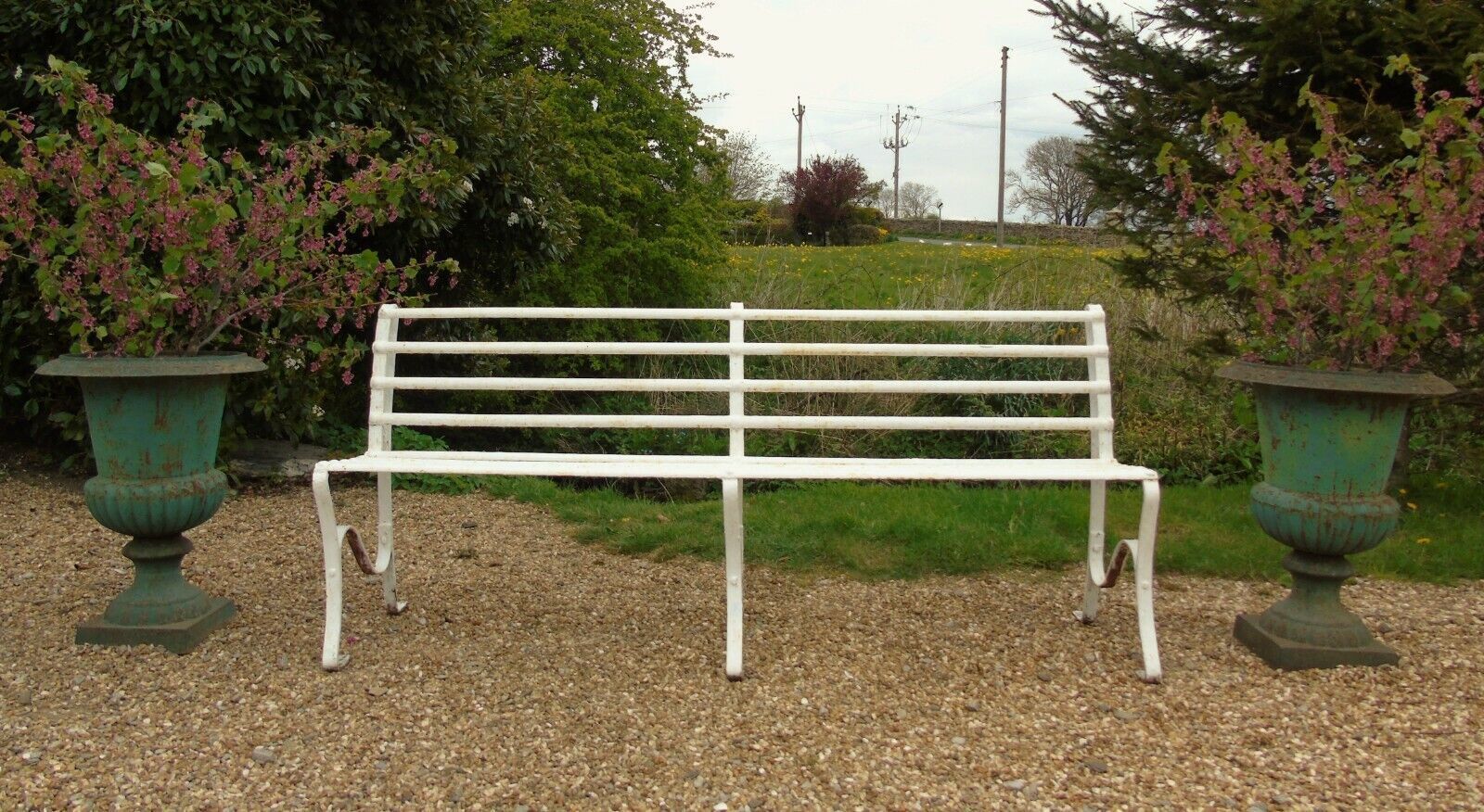 Good Early 19th Century Regency Style Garden Bench photo Garden Furniture