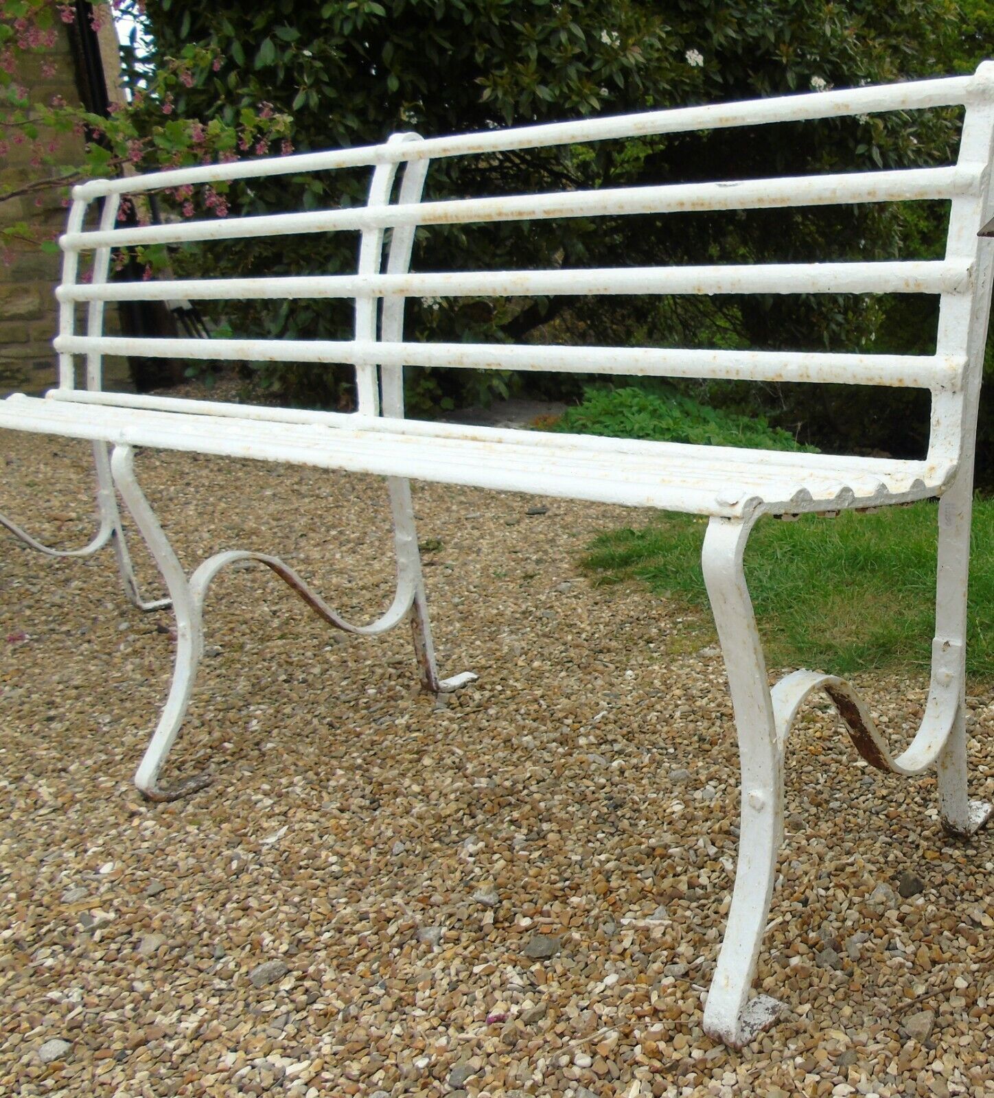 Good Early 19th Century Regency Style Garden Bench photo vinterior