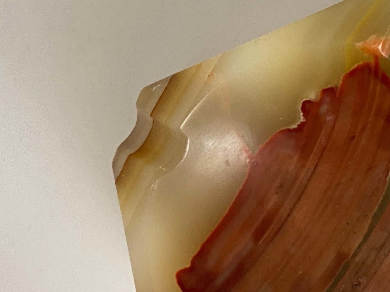Ashtray, Vide Poche, In Onyx, Octogonal Shape, Polished, Italy 1960 photo vinterior