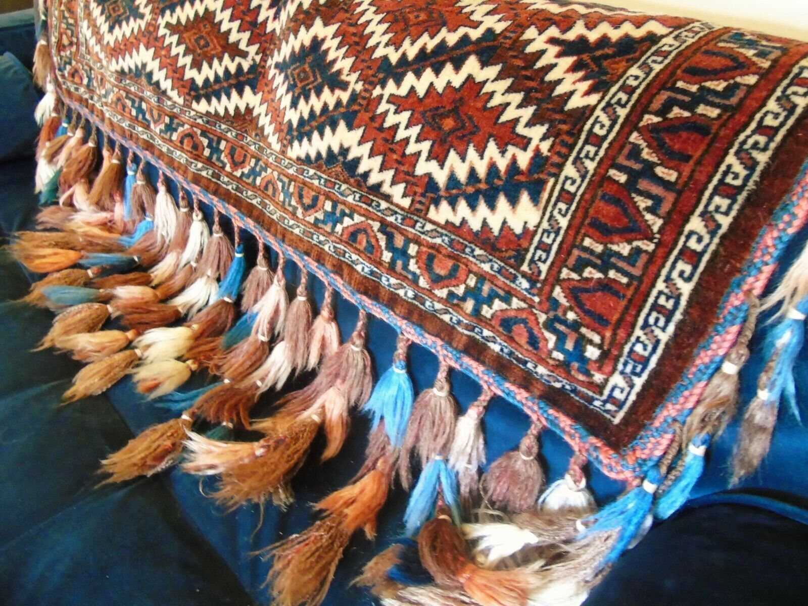 Rare Fabulous Antique Hand Woven Yomut Asmalyk photo buy