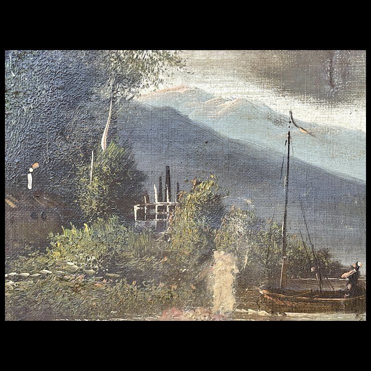 18th Century French Oil On Canvas photo vinterior