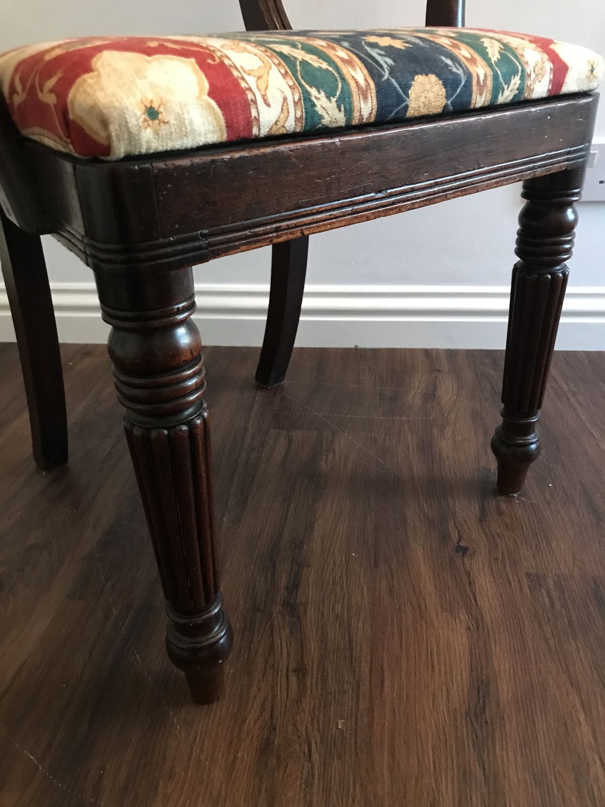 William IV Mahogany Desk Chair . photo furniture