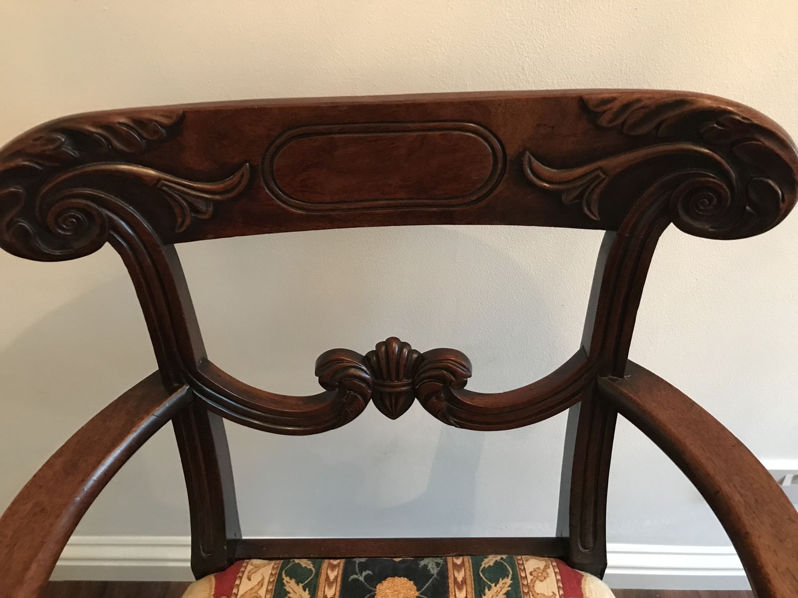 William IV Mahogany Desk Chair . photo 295.0