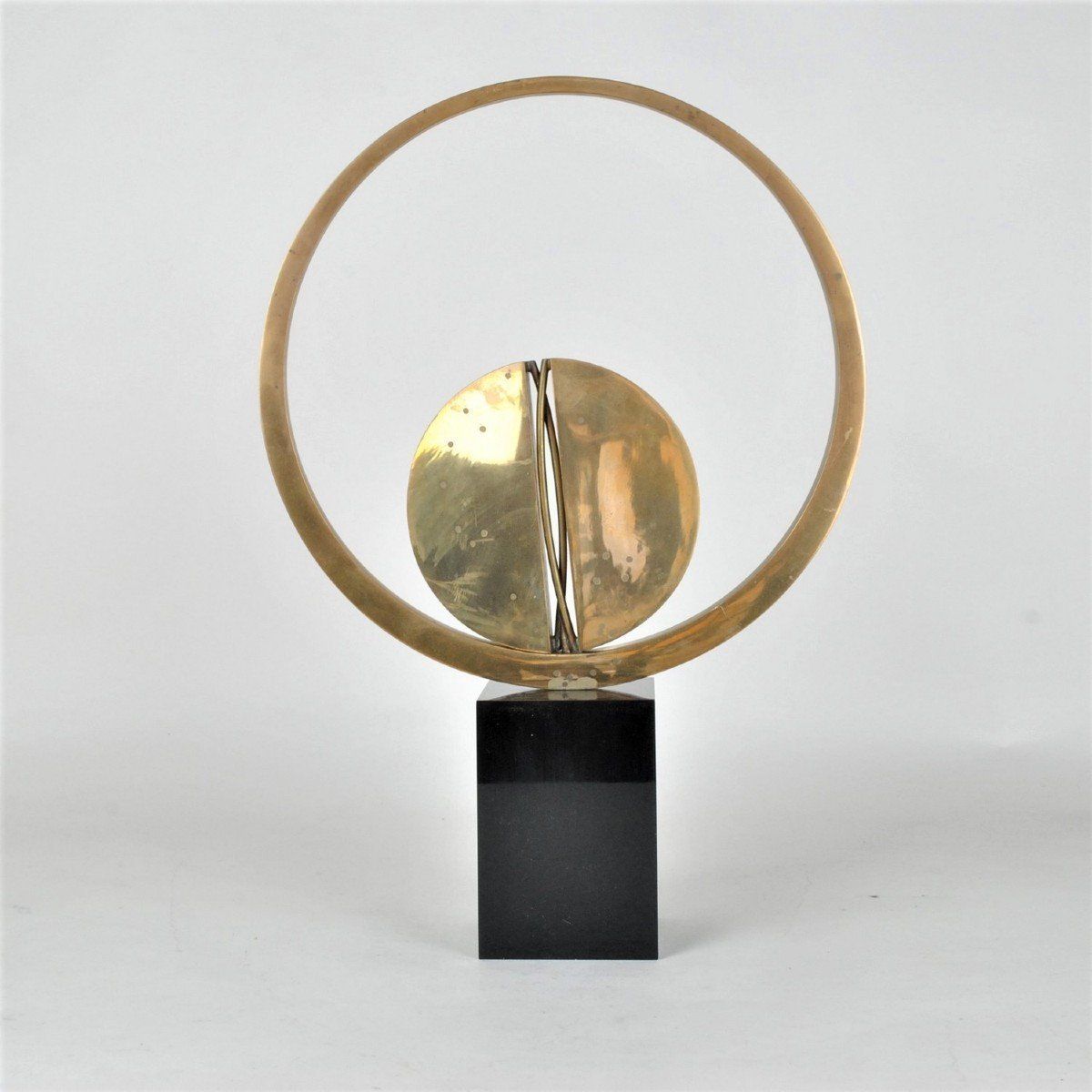 Carmello Cappello, Bronze Sculpture On Pedestal, Xxth Century photo for sale