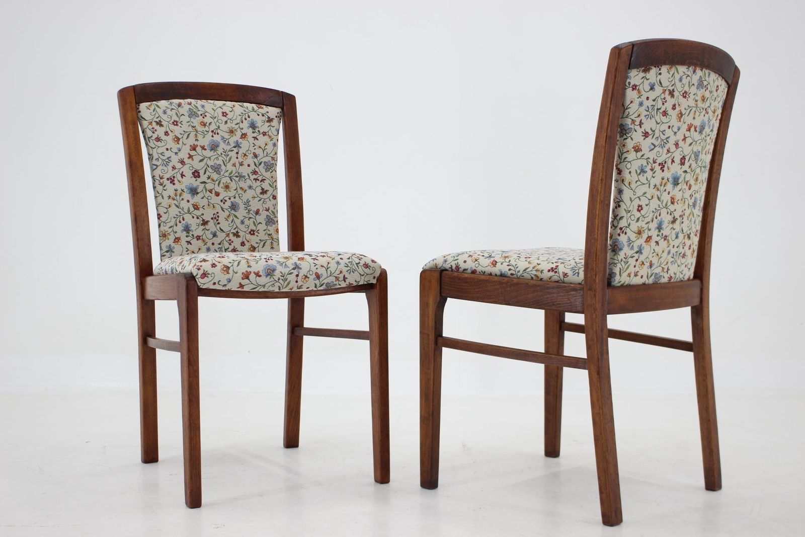 1950s Set Of Four Beech Dining Chair ,Czechoslovakia photo vinterior