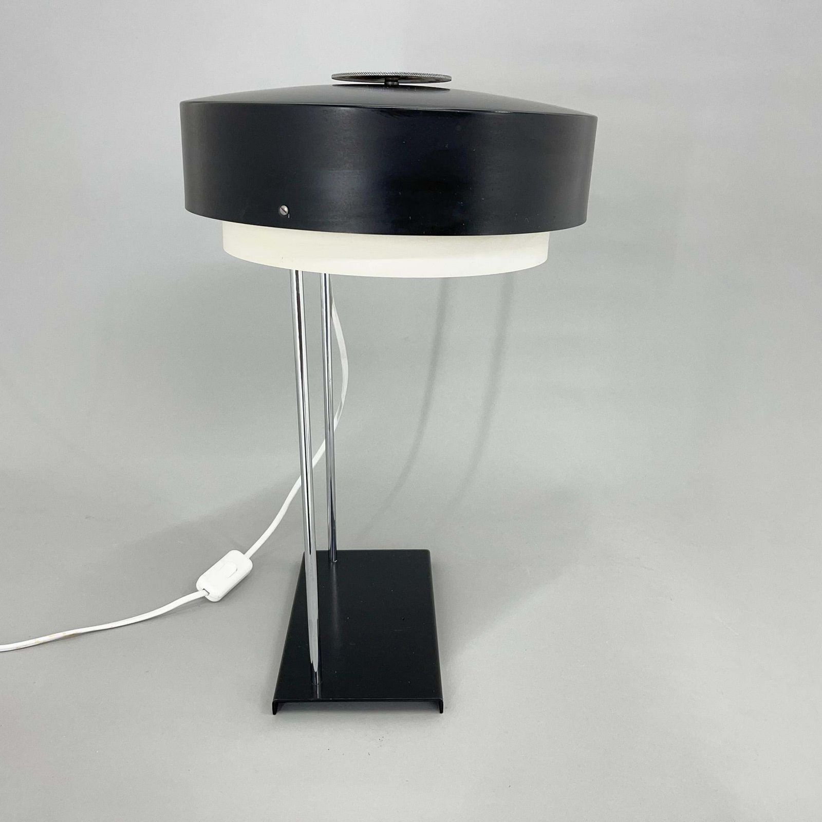 Rare Midcentury Table Lamp By Josef Hůrka For Napako, Marked photo Lighting