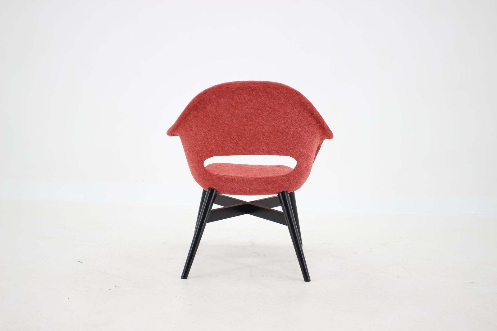 1960s Miroslav Navratil Fiberglass Shell Lounge Chair, Czechoslovakia photo 814.0