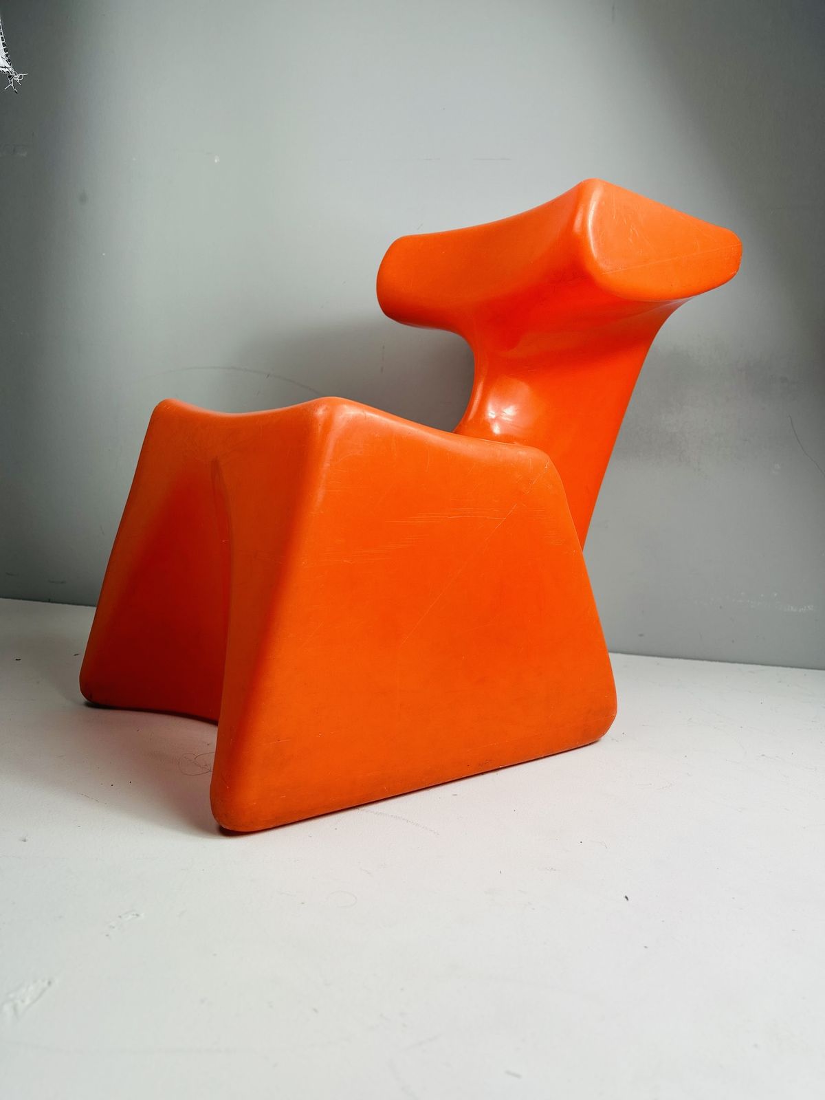 Orange Zocker Children's Chair By Luigi Colani For Top System Burkhard Lübke, 1971 photo furniture