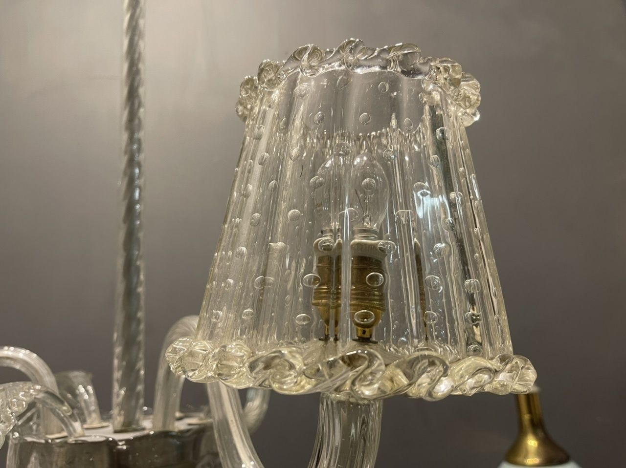 Venetian Murano Glass Chandelier 1940’s photo 1100.0